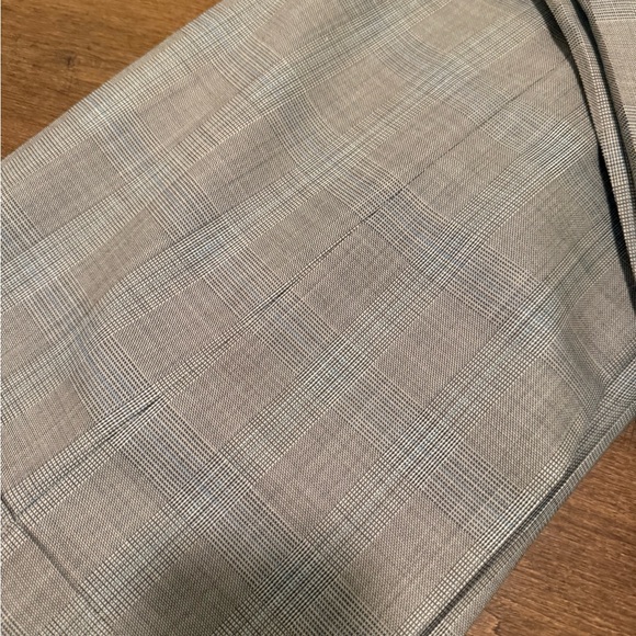 Banana Republic Martin Fit Trousers - Gray, Brown, Baby Blue, and White - Picture 6 of 8